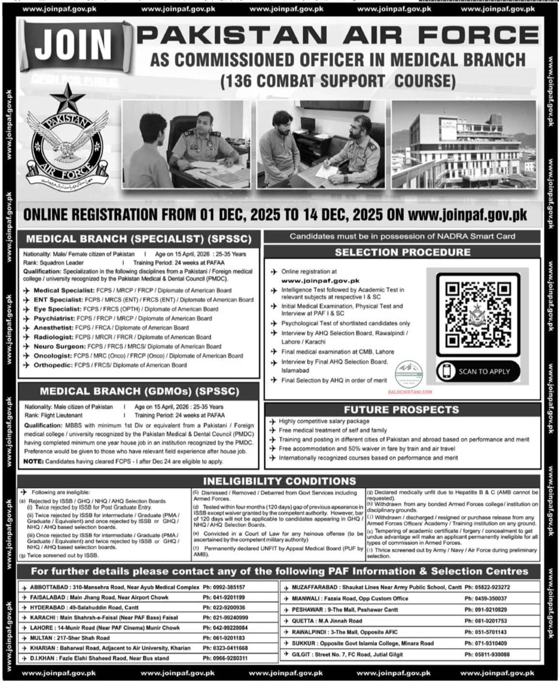 Join Pakistan Air Force as Commissioned Officer 2026 Official Advertisement